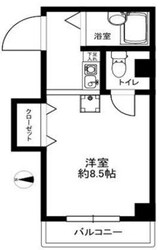 浅草駅 徒歩9分 2階の物件間取画像